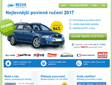 Tablet Screenshot of bezvapojisteni.cz